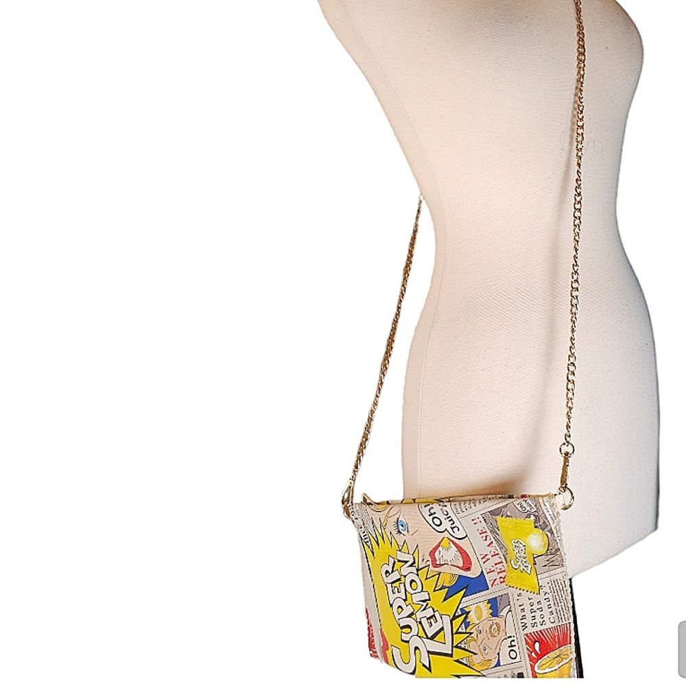 BAM FOREVER Comic Hello 3 am Purse SUPER LEMON SOUR HARD CANDY Crossbody Clutch - Picture 3 of 15